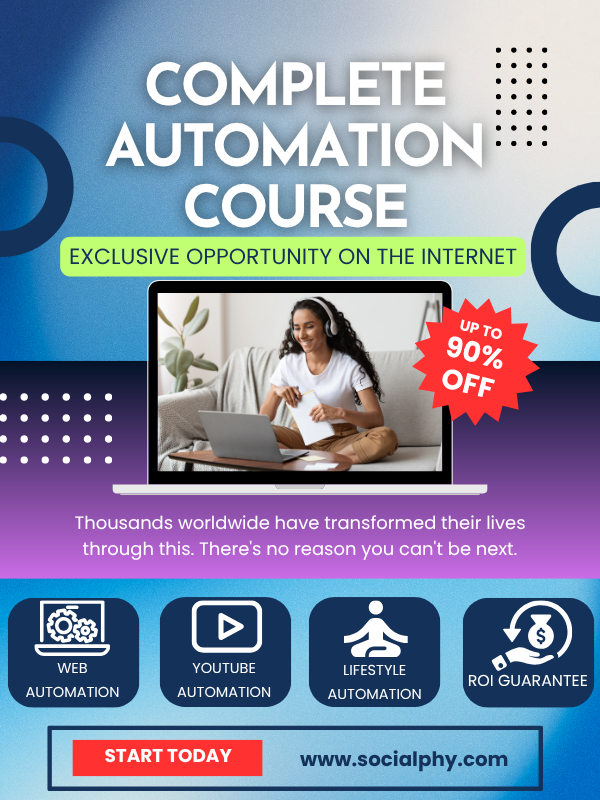 Digital Freedom Course – Advanced Training: Web Page Automation, YouTube, and Personal Development Program
